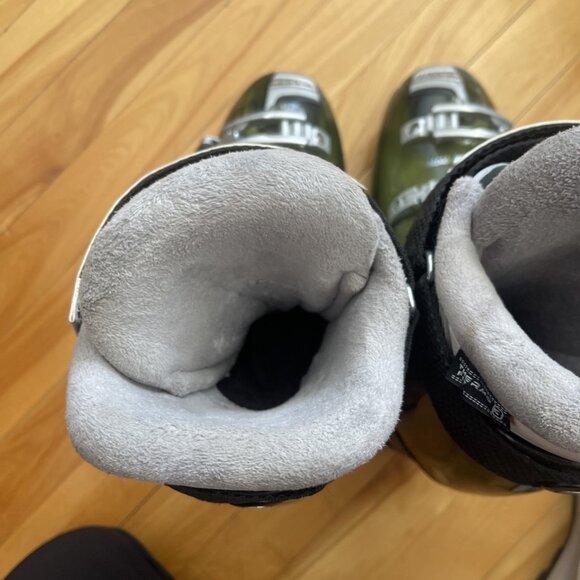 Lange Delight Exclusive Super 100 Women Ski Boots ClimbMatic Green 22/23.5 280mm - Picture 12 of 16